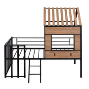 Loft Bed With Roof, Window, Guardrail, Ladder - R&R Furniture Gallery (Fountain Valley, CA)