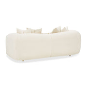 Sassani - Loveseat - Crepe / Gold - R&R Furniture Gallery (Fountain Valley, CA)