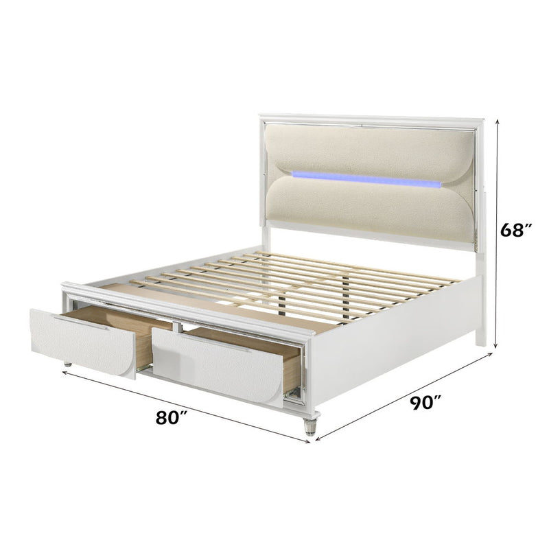 Tarian - Bed With LED & Storage - R&R Furniture Gallery (Fountain Valley, CA)
