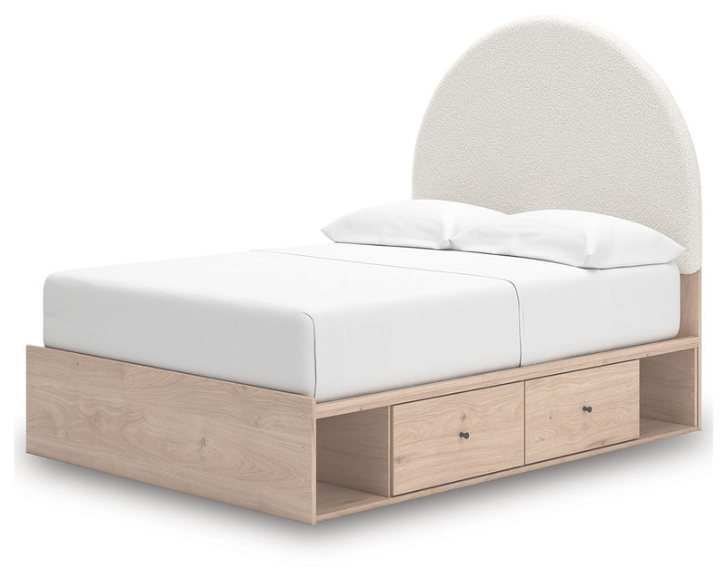 Arloster - Upholstered Panel Bed - R&R Furniture Gallery (Fountain Valley, CA)