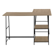 Computer Desk, Home Office, Corner, Storage Shelves, L Shape, Work, Laptop, Contemporary, Modern - R&R Furniture Gallery (Fountain Valley, CA)