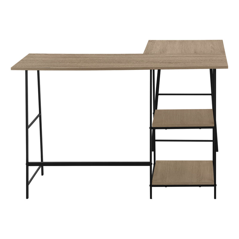 Computer Desk, Home Office, Corner, Storage Shelves, L Shape, Work, Laptop, Contemporary, Modern - R&R Furniture Gallery (Fountain Valley, CA)