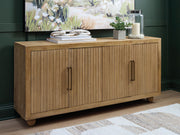 Niam - Accent Cabinet - Light Antique Beige - R&R Furniture Gallery (Fountain Valley, CA)
