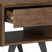 Lowry - Handcrafted End Table - R&R Furniture Gallery (Fountain Valley, CA)