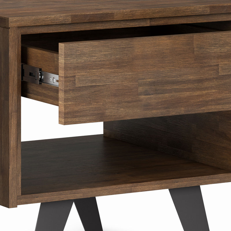 Lowry - Handcrafted End Table - R&R Furniture Gallery (Fountain Valley, CA)