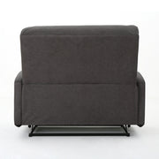 Alma - Contemporary Upholstered Loveseat Recliner - Slate - R&R Furniture Gallery (Fountain Valley, CA)