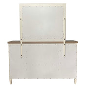 Americana Modern Bedroom - 9 Drawer Dresser - Cotton - R&R Furniture Gallery (Fountain Valley, CA)