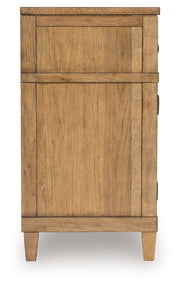 Sharlance - XL TV Stand With Fireplace Option - Light Brown - R&R Furniture Gallery (Fountain Valley, CA)