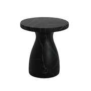 Outdoor / Indoor Travertine Side Table Lightweight - R&R Furniture Gallery (Fountain Valley, CA)