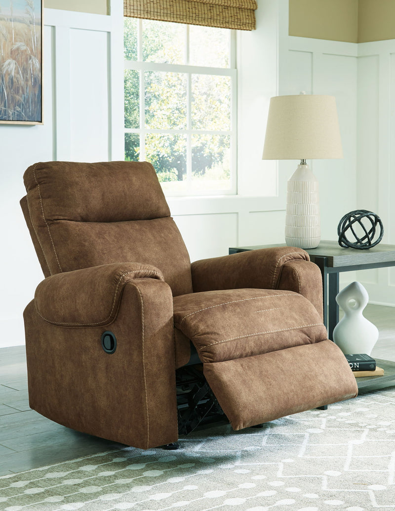 Edenwold - Rocker Recliner - Brindle - R&R Furniture Gallery (Fountain Valley, CA)