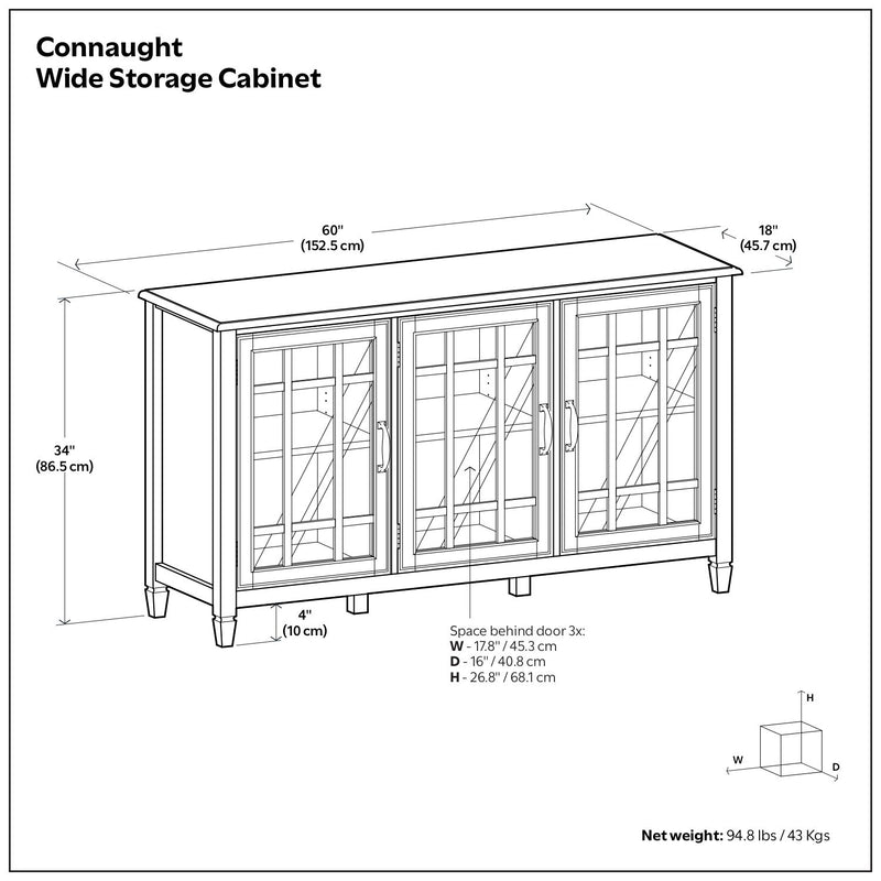 Connaught - Traditional Buffet Cabinet - R&R Furniture Gallery (Fountain Valley, CA)