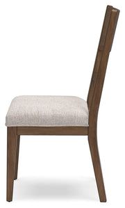 Cabalynn - Dining Uph Side Chair (Set of 2) - Oatmeal / Light Brown - R&R Furniture Gallery (Fountain Valley, CA)