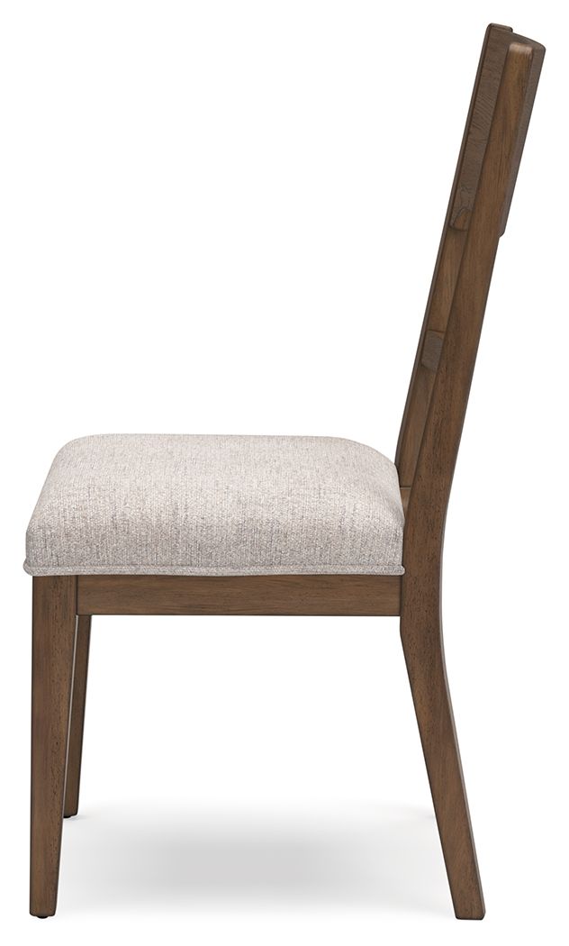 Cabalynn - Dining Uph Side Chair (Set of 2) - Oatmeal / Light Brown - R&R Furniture Gallery (Fountain Valley, CA)