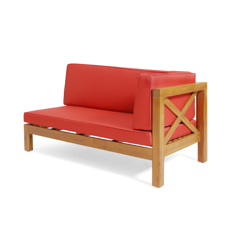 Brava - X Back Corner Bench With Coffee Table - R&R Furniture Gallery (Fountain Valley, CA)
