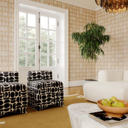 Pippa - Geometric Jacquard Weave Stool - R&R Furniture Gallery (Fountain Valley, CA)