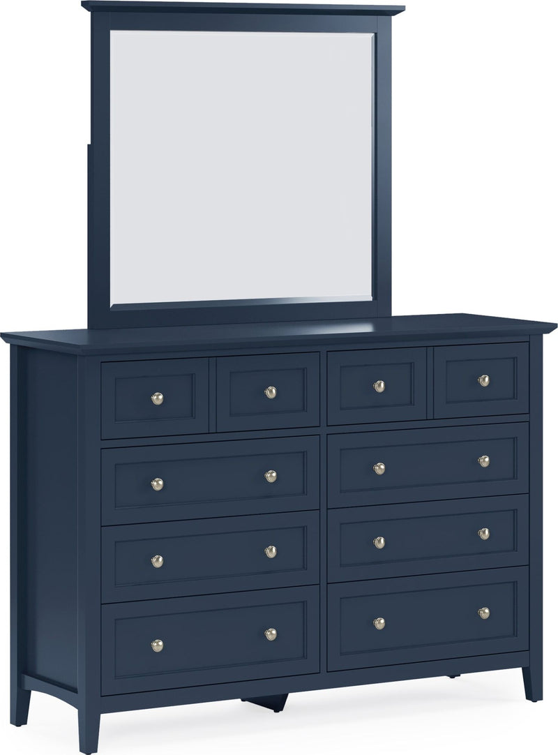Grace Wall or Dresser Mirror in Blueberry