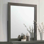 Alison - Mirror, Dark Walnut