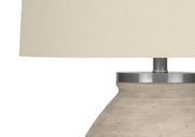 Lighting, Table Lamp, Concrete, Resin, Contemporary - Cream - R&R Furniture Gallery (Fountain Valley, CA)