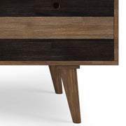 Clarkson - Desk With Side Drawers - Rustic Natural Aged Brown - R&R Furniture Gallery (Fountain Valley, CA)