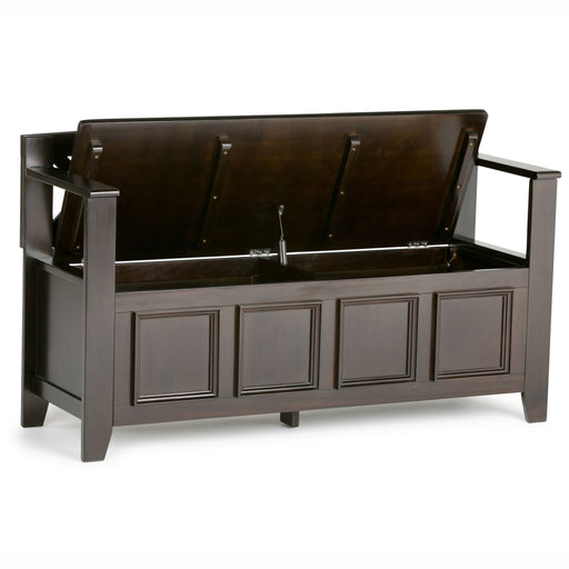 Amherst - Entryway Storage Bench - Hickory Brown - R&R Furniture Gallery (Fountain Valley, CA)