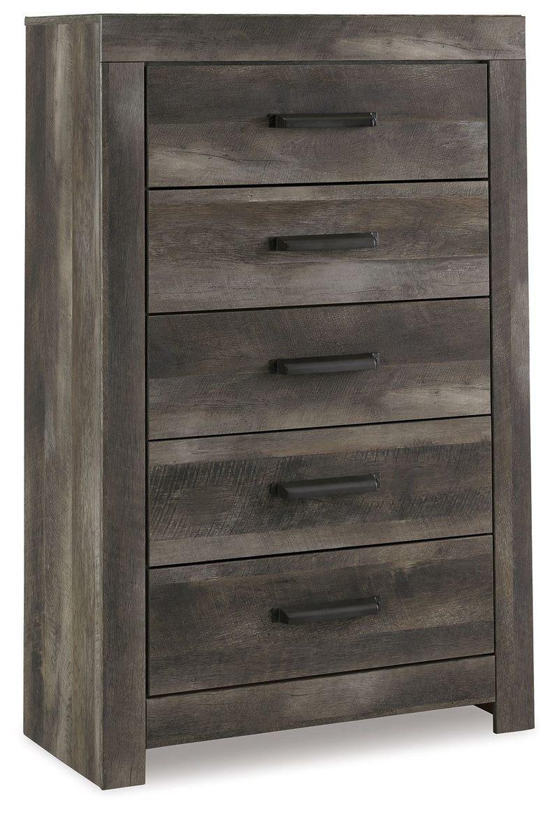 Wynnlow - Five Drawer Chest - Gray - R&R Furniture Gallery (Fountain Valley, CA)