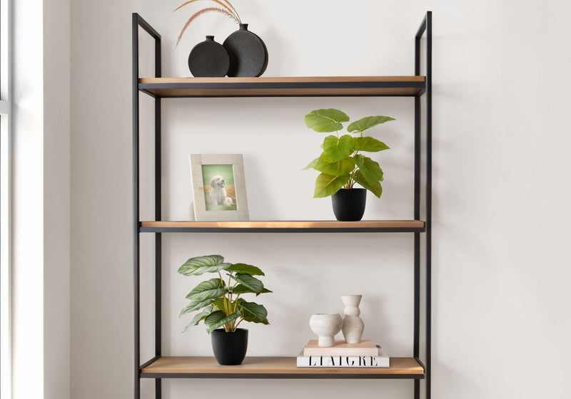 13" Tall, Artificial Plant, Epipremnum, Indoor, Faux, Fake, Table, Greenery, Potted, Decorative (Set of 2) - Green / Black - R&R Furniture Gallery (Fountain Valley, CA)