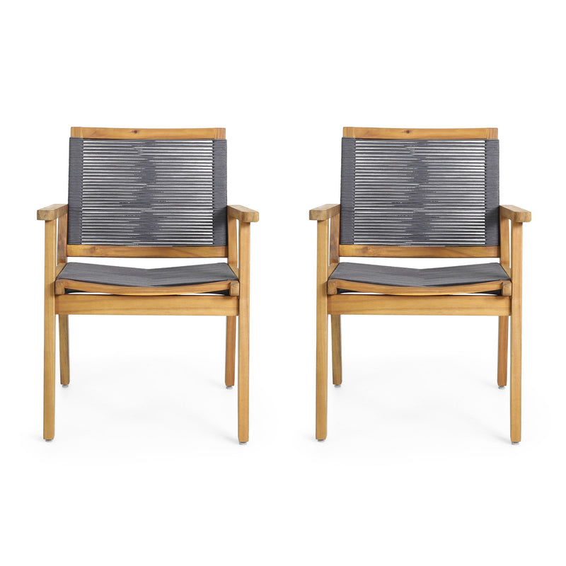 Outdoor Rope Dining Chair (Set of 2) - R&R Furniture Gallery (Fountain Valley, CA)