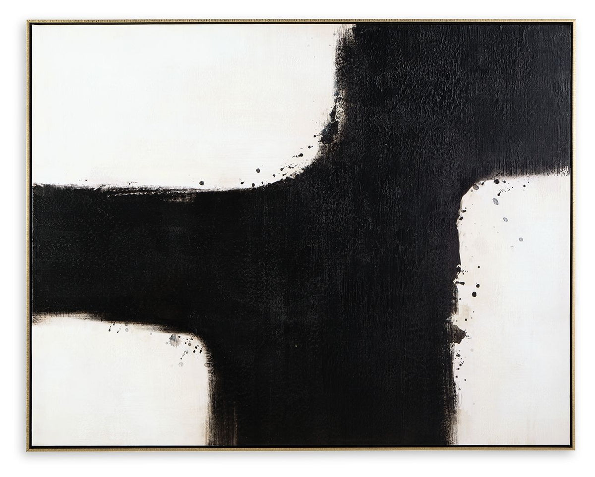 Reighlea - Wall Art - Black / White - R&R Furniture Gallery (Fountain Valley, CA)