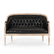 French Country Chesterfield Style Tufted Loveseat - R&R Furniture Gallery (Fountain Valley, CA)