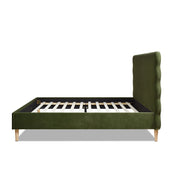 Stockholm - Modern Wavy Headboard Platform Bed - R&R Furniture Gallery (Fountain Valley, CA)