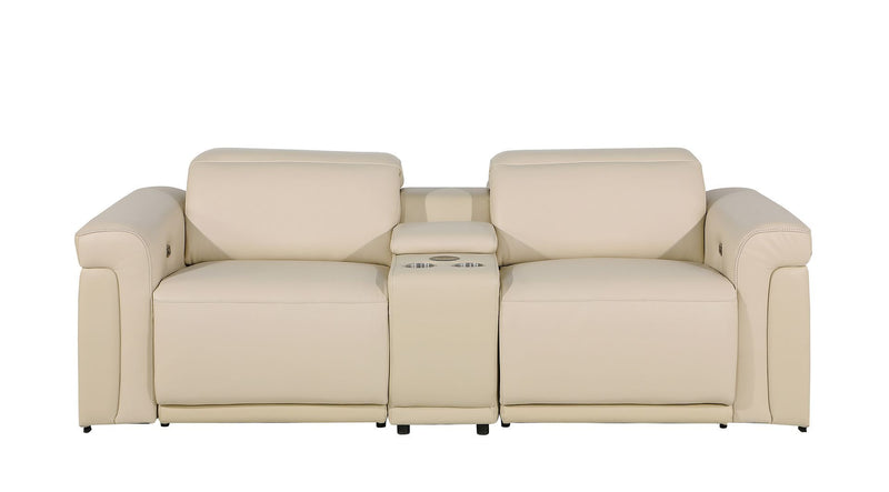 1126 - 3-Piece Modular Power Reclining Loveseat In With 2 Power Recliners & Power Headrests