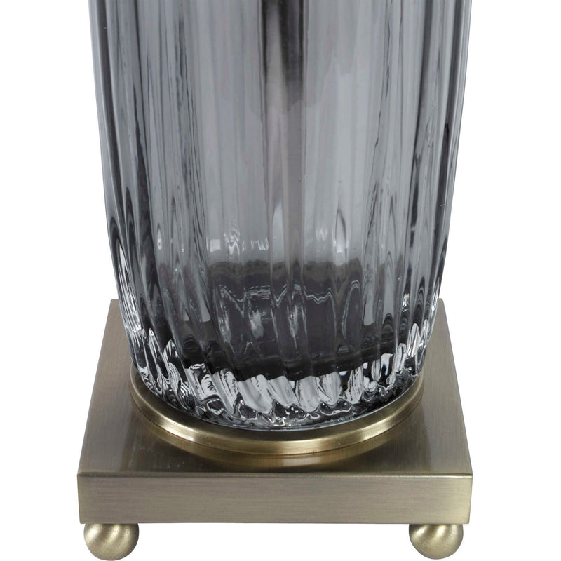 Vilminore - Glass Table Lamp - Gray