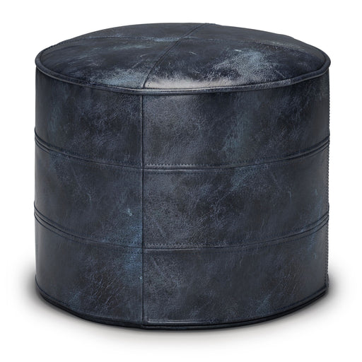 Connor - Handcrafted Round Pouf - R&R Furniture Gallery (Fountain Valley, CA)