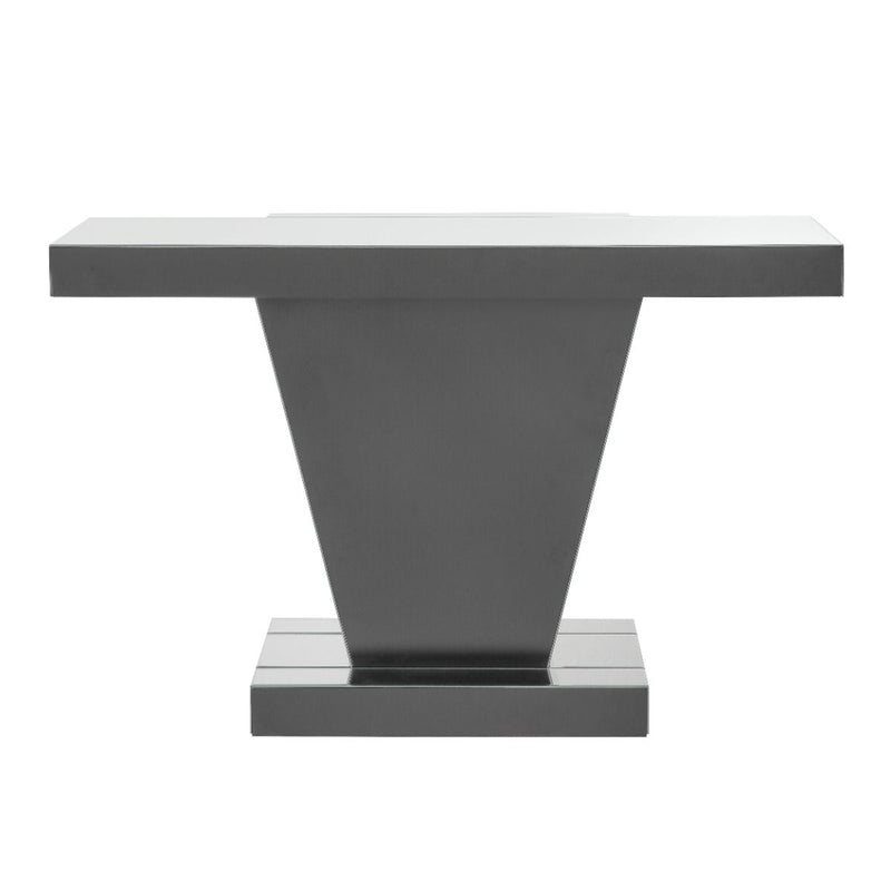 Nysa - 32"H Console Table - Mirrored & Faux Crystals - R&R Furniture Gallery (Fountain Valley, CA)