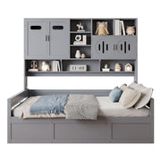 Daybed With All-In-One Cabinet And Shelf - R&R Furniture Gallery (Fountain Valley, CA)