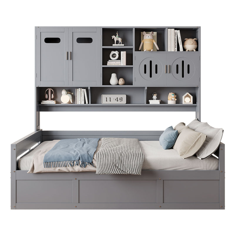 Daybed With All-In-One Cabinet And Shelf - R&R Furniture Gallery (Fountain Valley, CA)