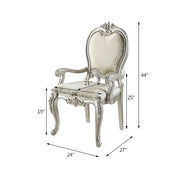 Bently - Arm Chair (Set of 2) - Fabric & Champagne - R&R Furniture Gallery (Fountain Valley, CA)