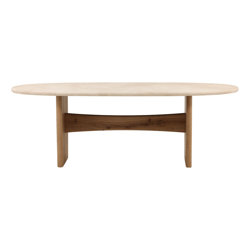 Waylon - Dining Table - Natural And Cream