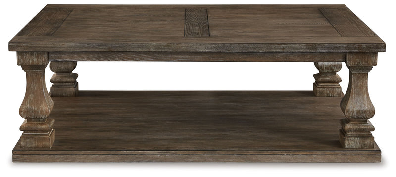 Johnelle - Rectangular Cocktail Table - Gray - R&R Furniture Gallery (Fountain Valley, CA)