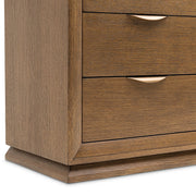 Portrait - 5-Drawer Chest With LED Lights - Sienna Brown - R&R Furniture Gallery (Fountain Valley, CA)