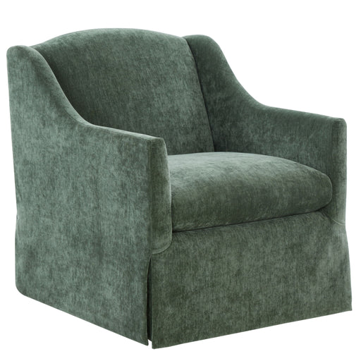 Luisa - Skirted Swivel Accent Chair - R&R Furniture Gallery (Fountain Valley, CA)