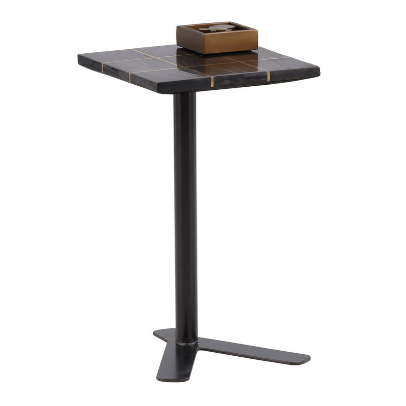 Lucy - Side Table - Black And Brass