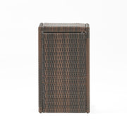 Bucharest - End Table C Shaped Side Table Rattan - Brown - R&R Furniture Gallery (Fountain Valley, CA)