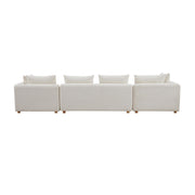 Hangover - Boucle Sofa - Cream - R&R Furniture Gallery (Fountain Valley, CA)