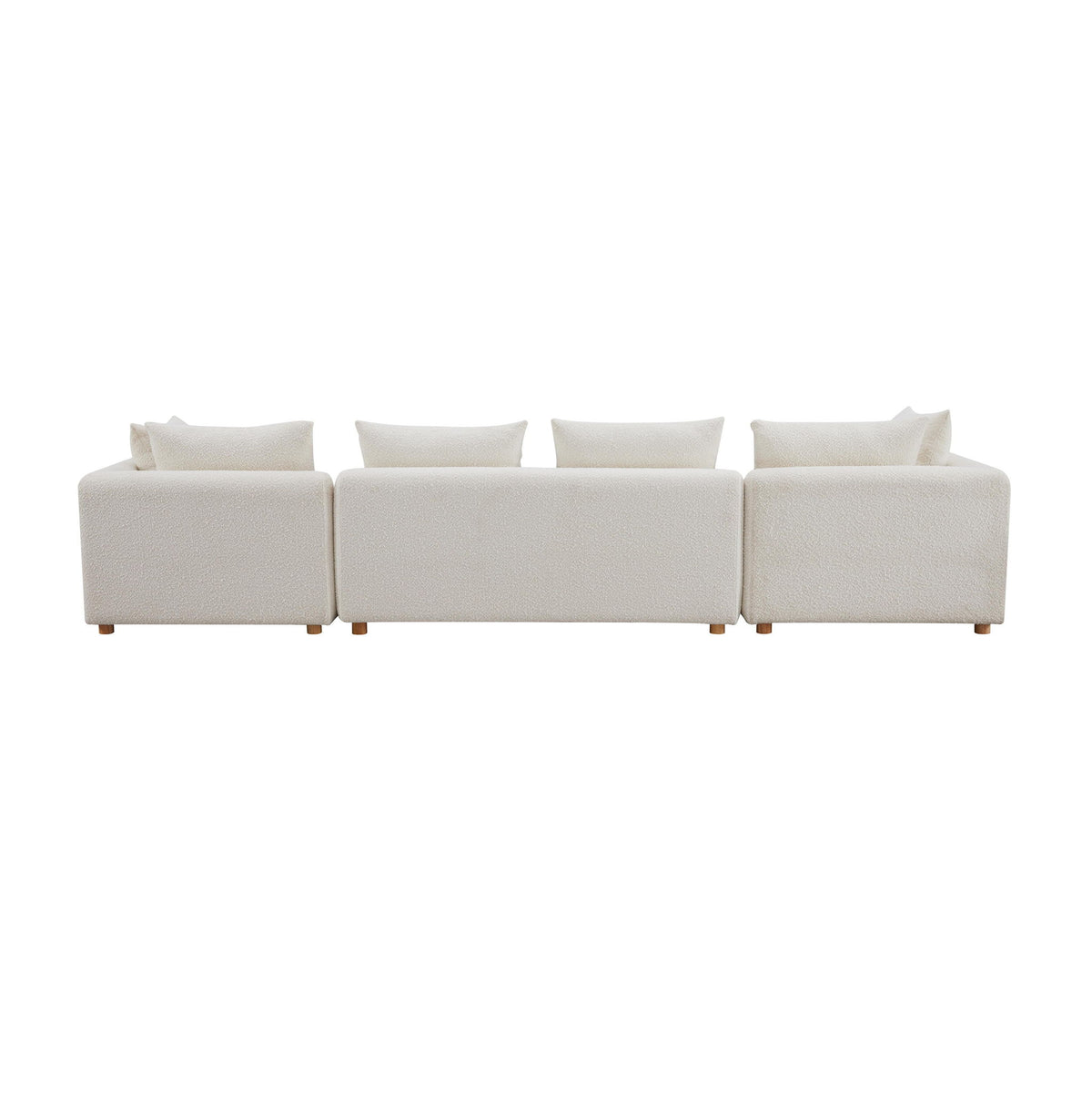 Hangover - Boucle Sofa - Cream - R&R Furniture Gallery (Fountain Valley, CA)