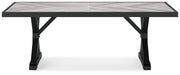 Beachcroft - Rect Dining Table W/Umb Opt - R&R Furniture Gallery (Fountain Valley, CA)