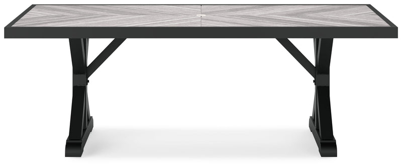 Beachcroft - Rect Dining Table W/Umb Opt - R&R Furniture Gallery (Fountain Valley, CA)