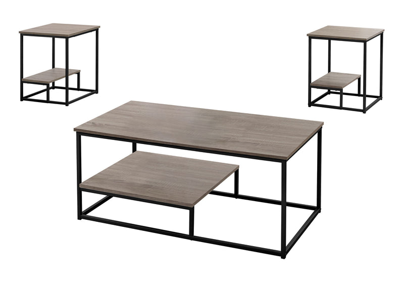 Table Set, Coffee, End, Side, Accent, Living Room, Contemporary & Modern (Set of 3) - R&R Furniture Gallery (Fountain Valley, CA)