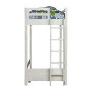 Celerina - Twin Loft Bed - Weathered White - R&R Furniture Gallery (Fountain Valley, CA)