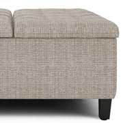 Harrison - Upholstered Coffee Table Storage Ottoman - R&R Furniture Gallery (Fountain Valley, CA)
